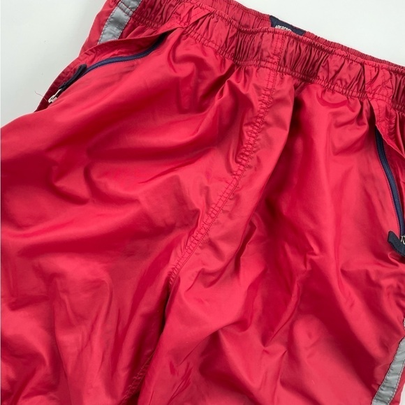 VINTAGE Abercrombie & Fitch Men's Red Paratrooper Gym Issue Pull On Pants XL - Picture 7 of 15